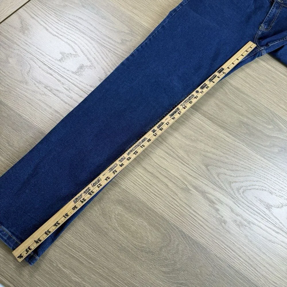 American Tall Jeans Men 34x36 AT Basics J1 Straight Fit Blue Denim Cotton